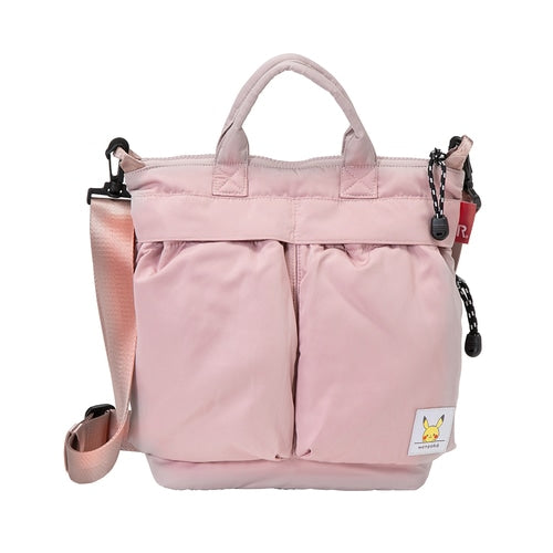 Monpoke ROOTOTE Square Puff Tote Bag Pink Pokemon Center Japan 2024