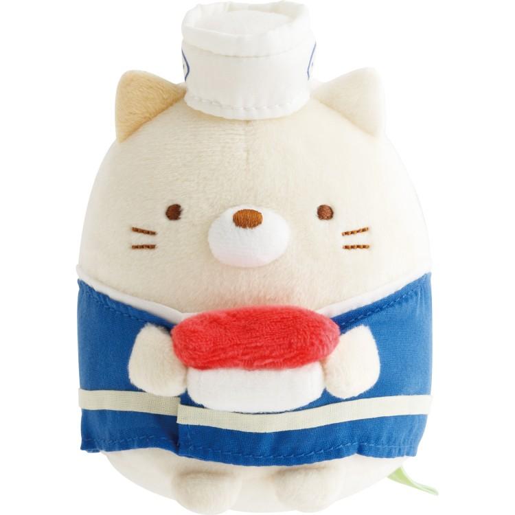 Sumikko Gurashi Neko Cat Plush Doll Sushi San-X Japan 2025