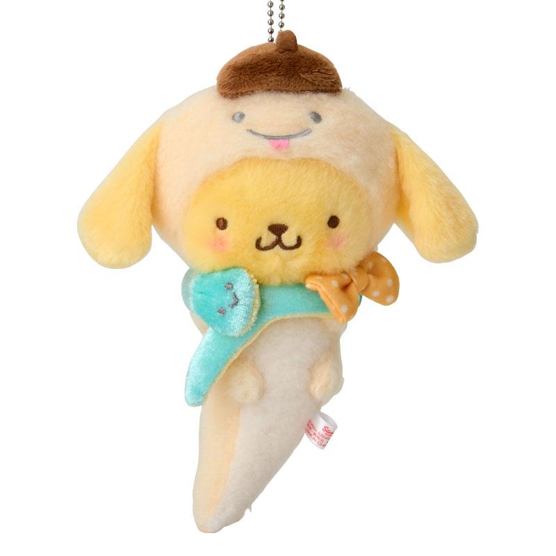 Pom Pom Purin Plush Mascot Holder Keychain Sanrio Japan New Year 2025 Snake