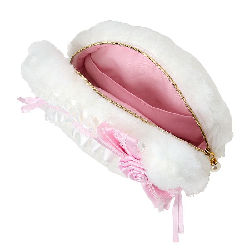 Charmmy Kitty Pouch Face Shape White Frill Sanrio Japan 2025