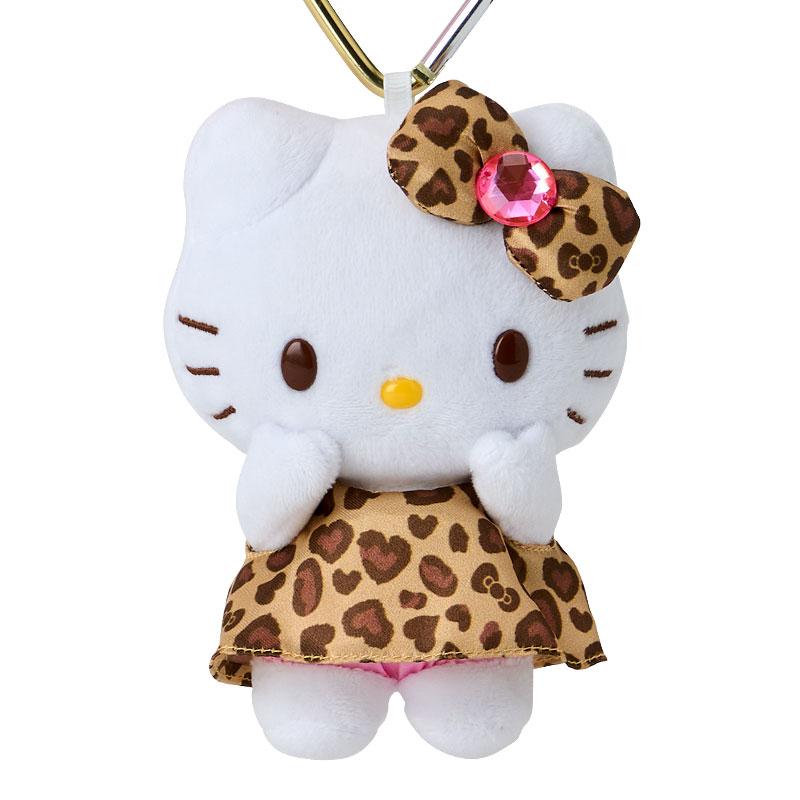 Hello Kitty Plush Keychain Tail Leopard GOGO GAL Collection Sanrio Japan