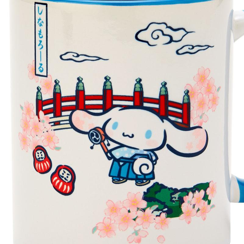 Cinnamoroll Mug Cup Kimono Sakura Blue Sanrio Japan