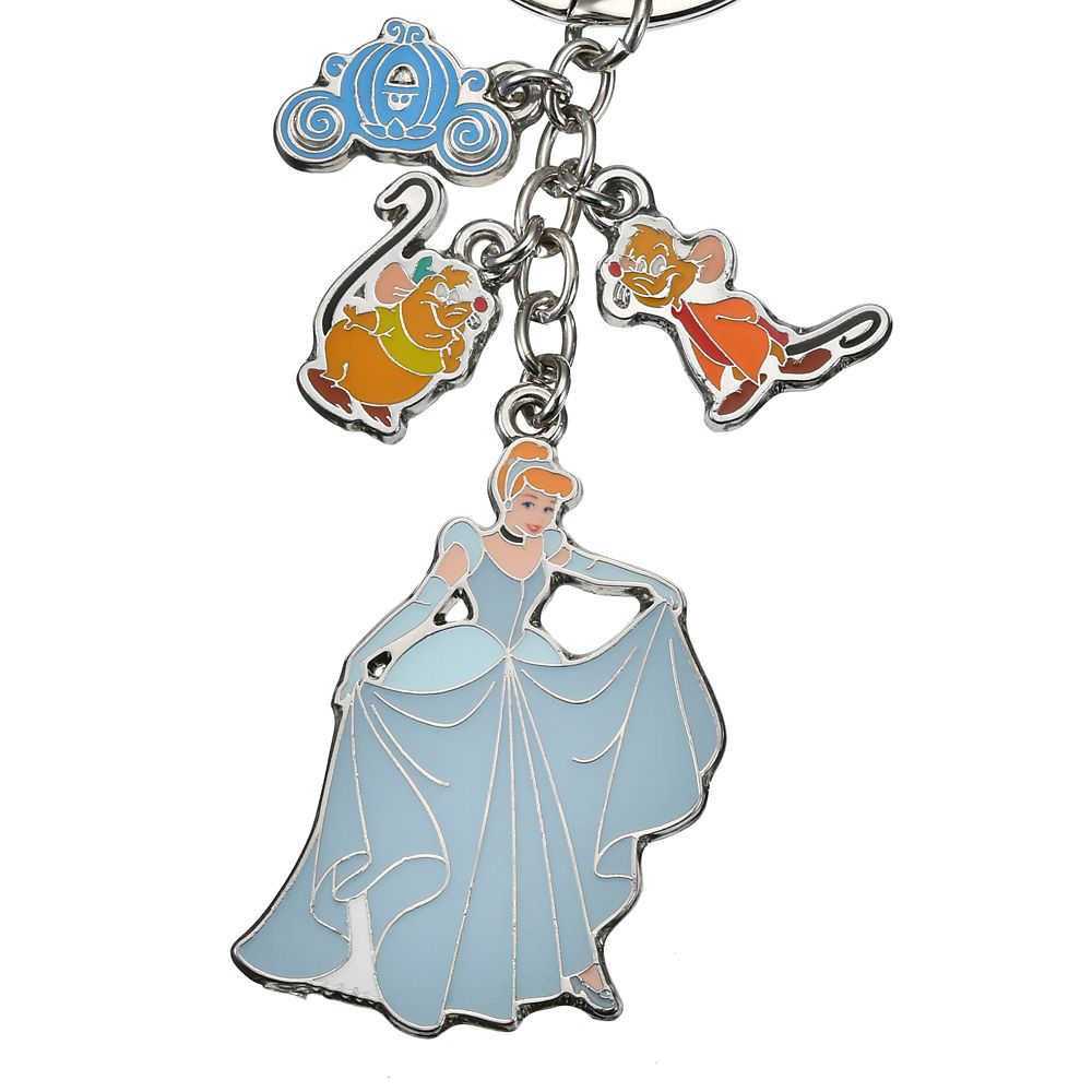 Cinderella Jaq Gus Keychain Key Holder Disney Store Japan 2025