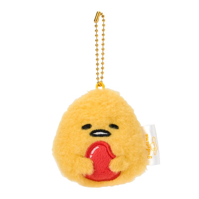 Gudetama Egg Plush Mascot Holder Keychain Onigiri Sanrio Japan 2025