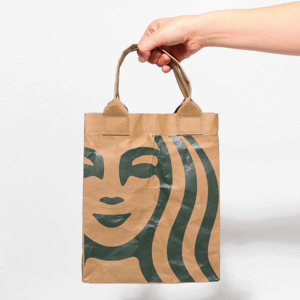 Starbucks Japan Kraft Paper Shopper S Eco Shopping Tote Bag