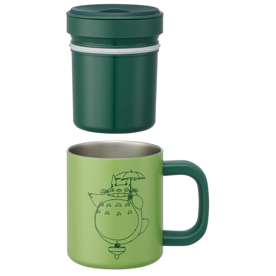 My Neighbor Totoro Stainless Mug with inner Cup 330ml Green Studio Ghibli Japan