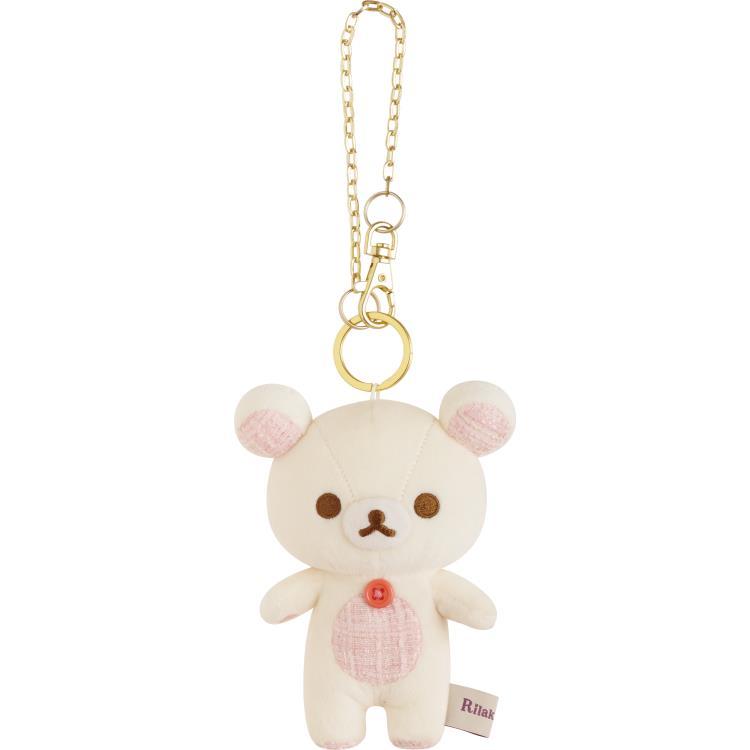 Korilakkuma Plush Keychain Tweed Lovely House San-X Japan 2024 Rilakkuma