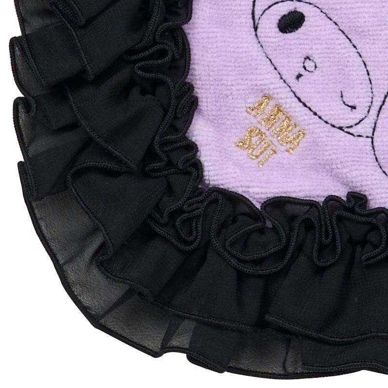 My Melody & Kuromi ANNA SUI mini Towel Frill Black Sanrio Japan 2025