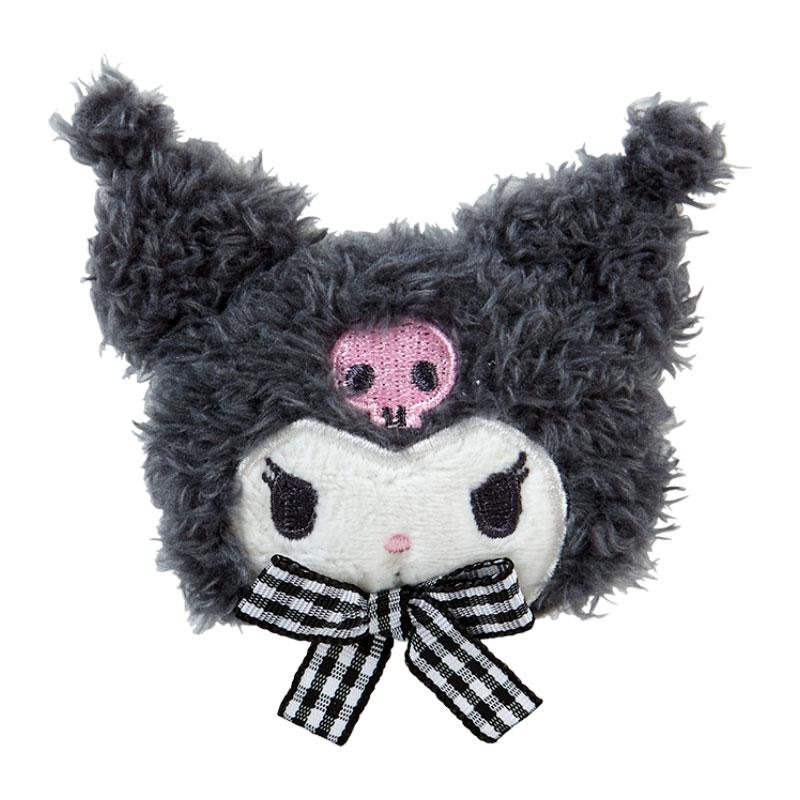 Kuromi Plush Hair Clip Face Shape Sanrio Japan 2024