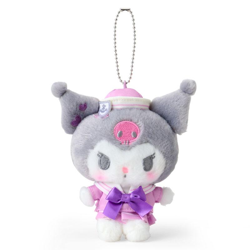 Kuromi Plush Mascot Holder Keychain Sailor Collar Sanrio Japan 2025