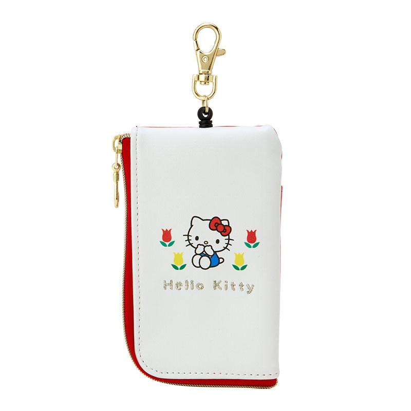 Hello Kitty Key & Pass Card Pouch Flower Sanrio Japan 2024