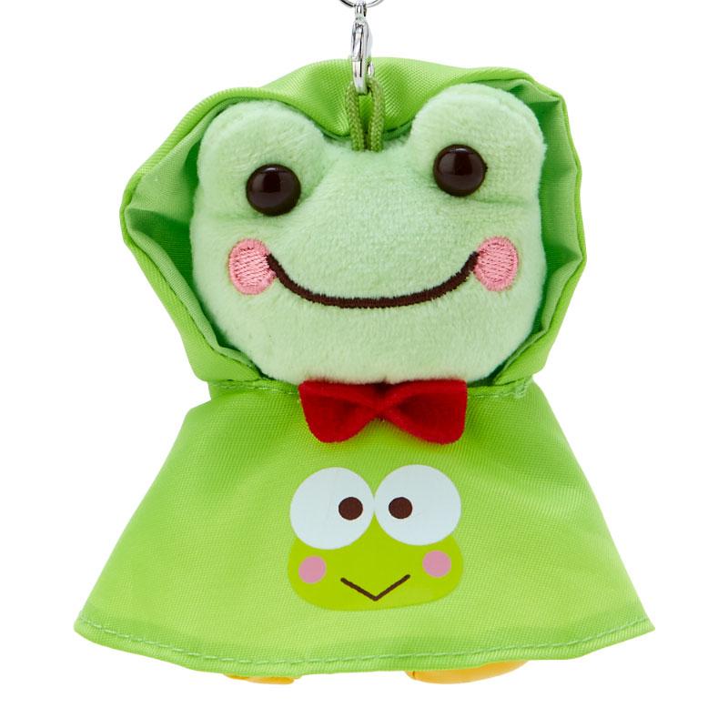 Pickles the Frog Plush Keychain Kero Kero Keroppi Rain Poncho Sanrio Japan 2024