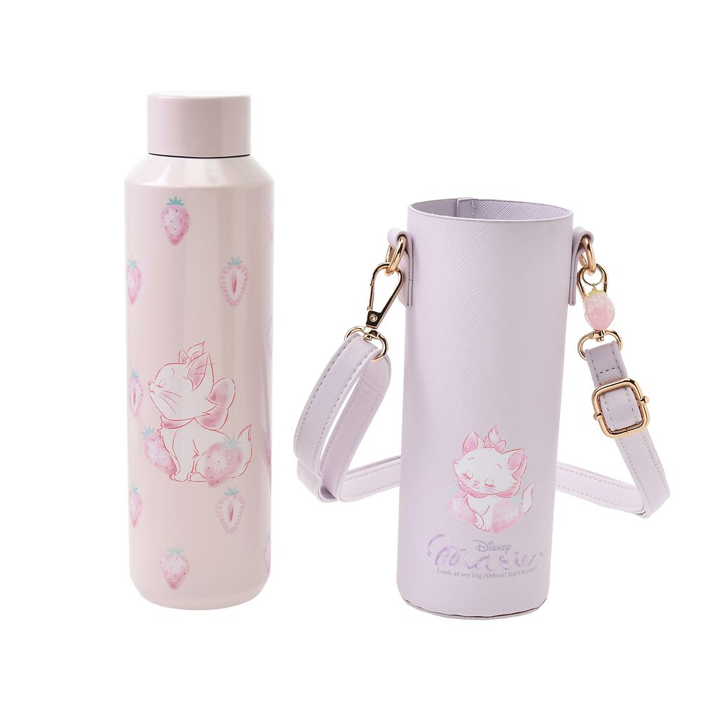 The Aristocats Marie Cat Stainless Bottle STRAWBERRY Disney Store Japan