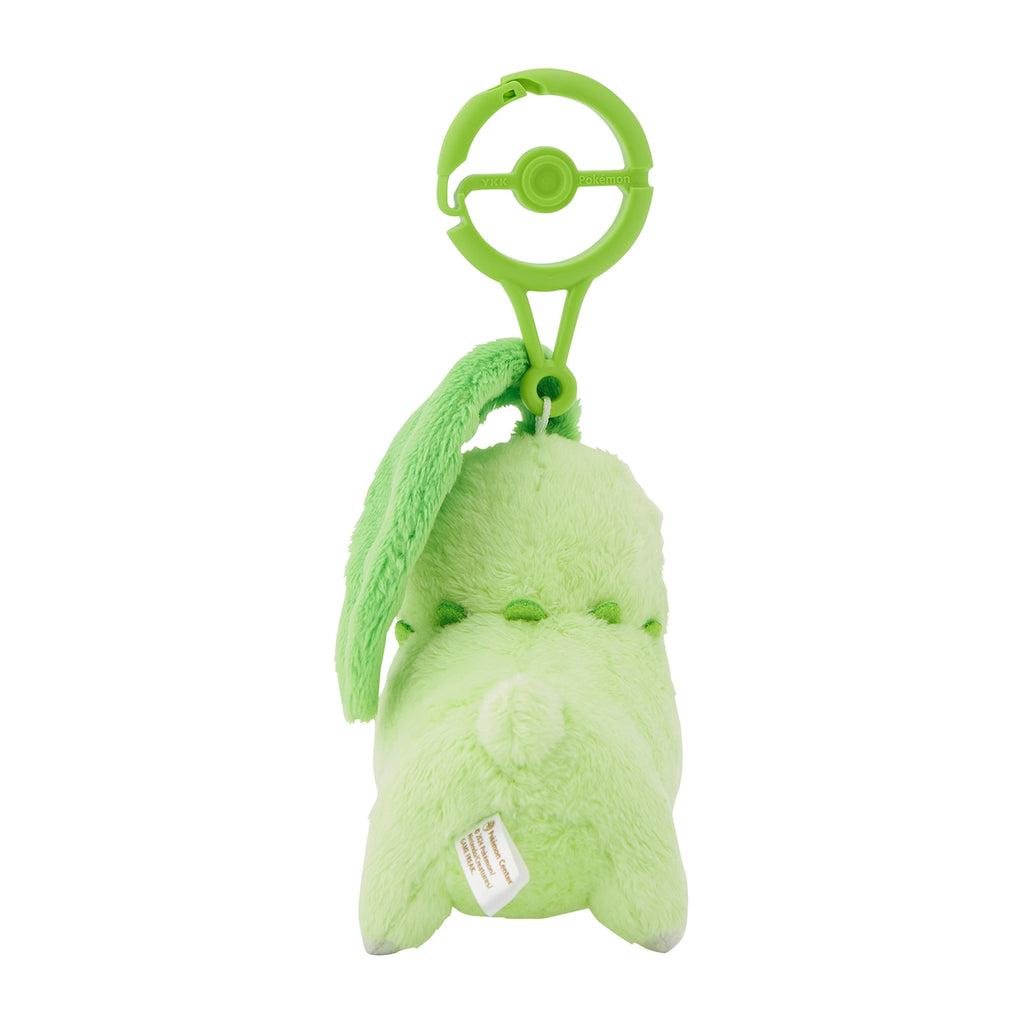 Chikorita Plush Keychain with Carabiner Pokemon Center Japan 2024