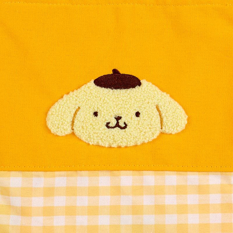 Pom Pom Purin Drawstring Pouch Sagara Embroidery Yellow Sanrio Japan