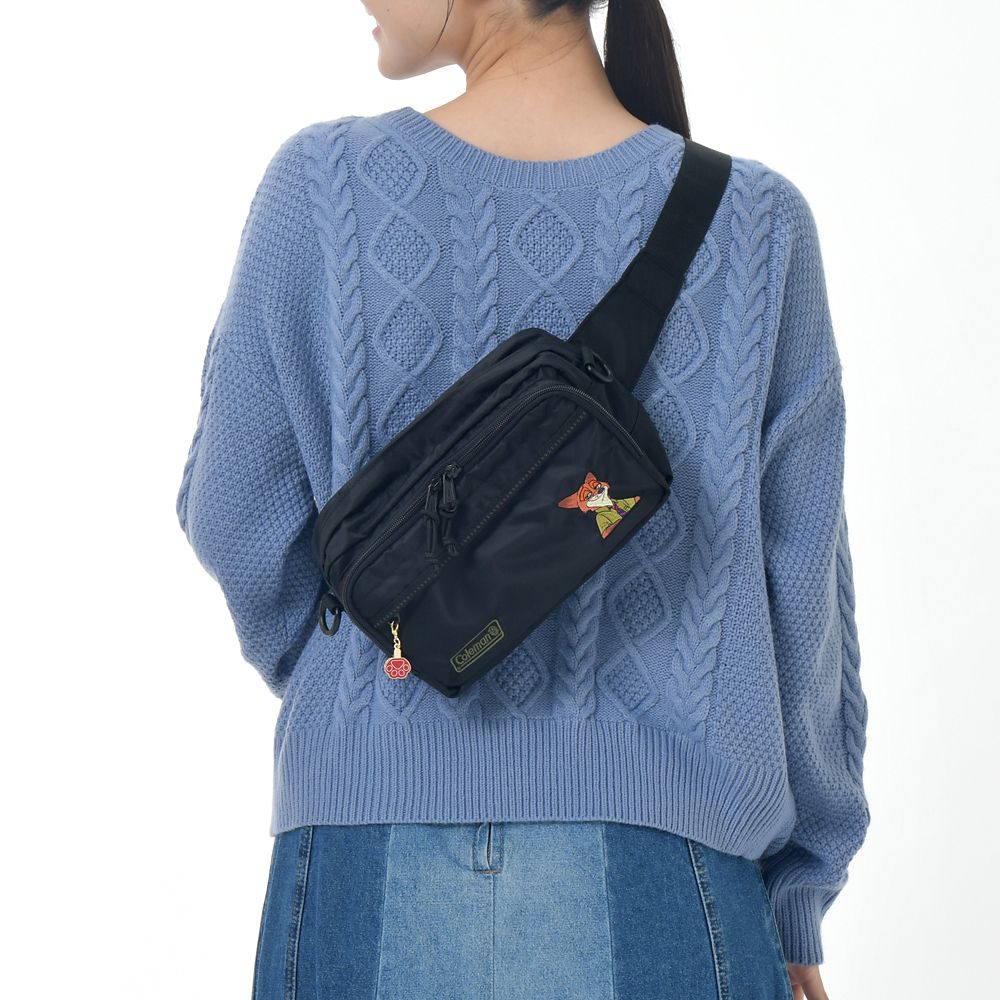 Zootopia Nick Wilde Coleman Shoulder Bag Embroidery Charm Disney Store Japan