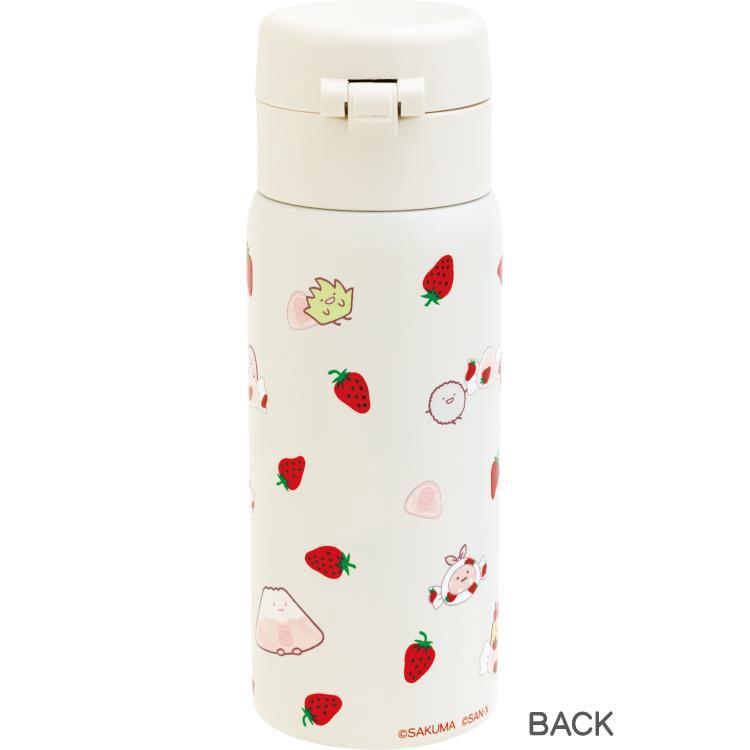 Sumikko Gurashi Stainless Bottle Strawberry Milk Candy White Sakuma San-X Japan