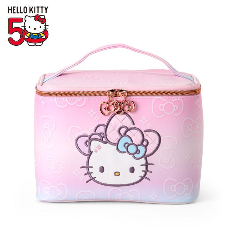 Hello Kitty Vanity Pouch Birthday 50th The Fashionable Ribbons Sanrio Japan 2024