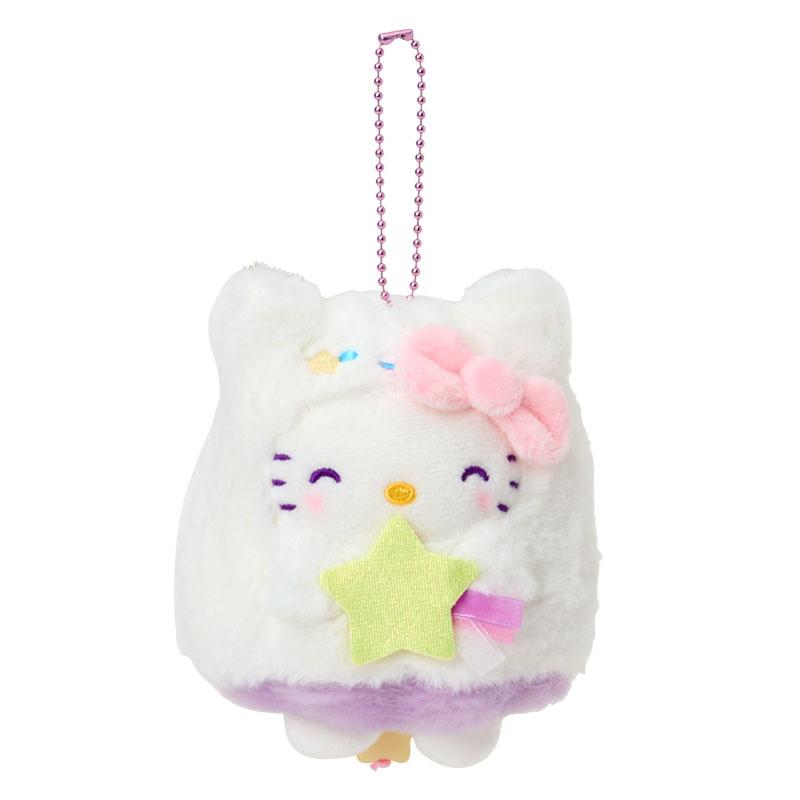 Hello Kitty Plush Mascot Holder Keychain Starry Ghost Sanrio Japan 2025