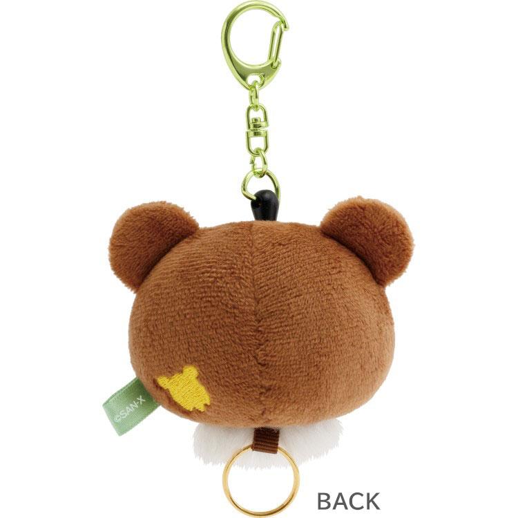 Chairoikoguma Reel Plush Keychain Key Holder Face San-X Japan 2025 Rilakkuma