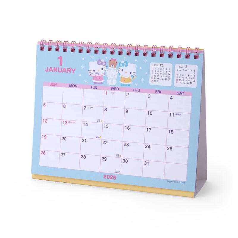 Hello Kitty Ring Calendar Desktop 2025 Sanrio Japan