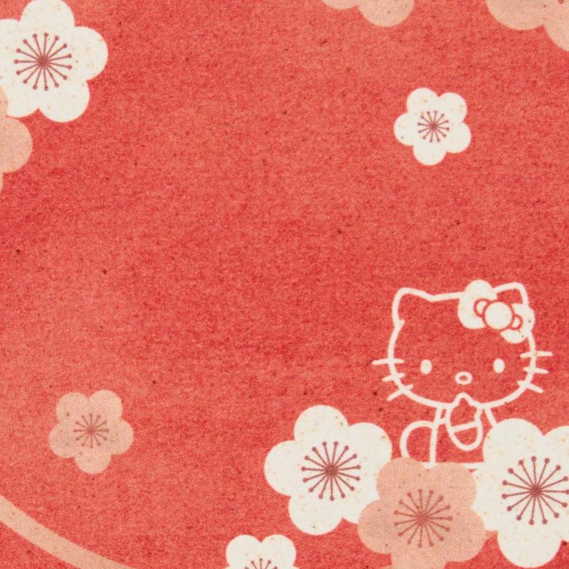 Hello Kitty Tachikichi Coaster Plum Shadow Red Sanrio Japan 2025