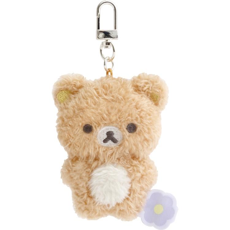BASIC RILAKKUMA Flower Plush Keychain San-X Japan 2025