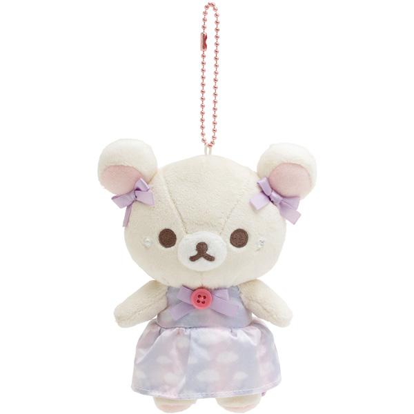 Korilakkuma Plush Keychain Sky Cotton Candy San-X Japan 2024 Rilakkuma