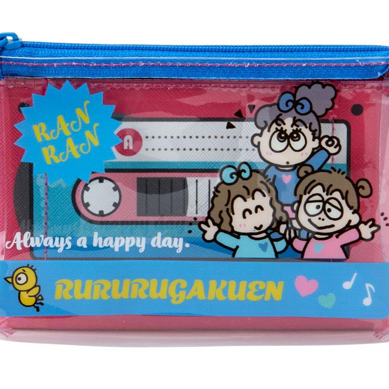 Rururugakuen Clear Pouch Cassette Style Vintage Retro Sanrio Japan 2024