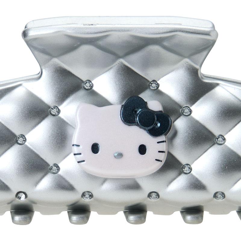 Hello Kitty Hair Clip Glittering Silver Sanrio Japan 2025