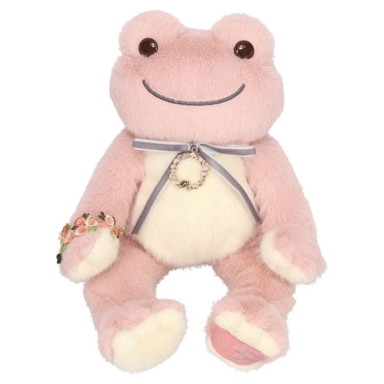 Pickles the Frog Bean Doll Plush Enchante Pink Japan 2025