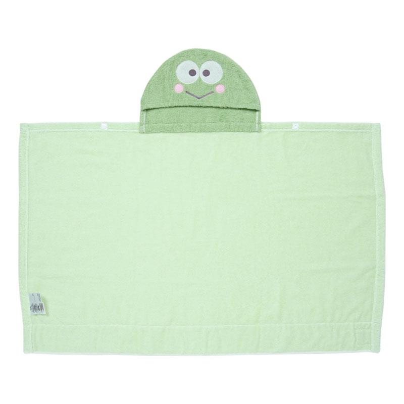 Kero Kero Keroppi Frog Baby Bath Towel Poncho Sanrio Japan 2025