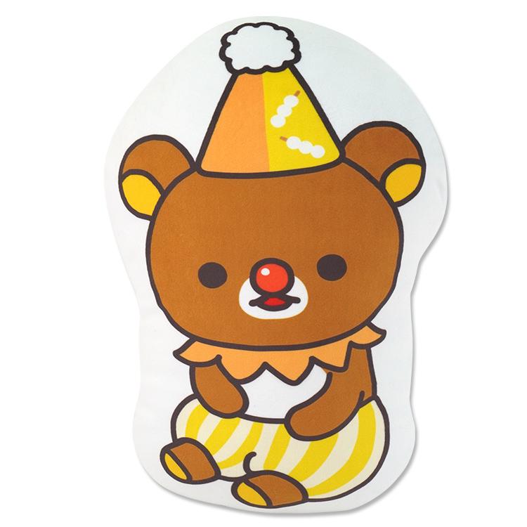 Rilakkuma Circus Cushion Die-cut San-X Japan 2024