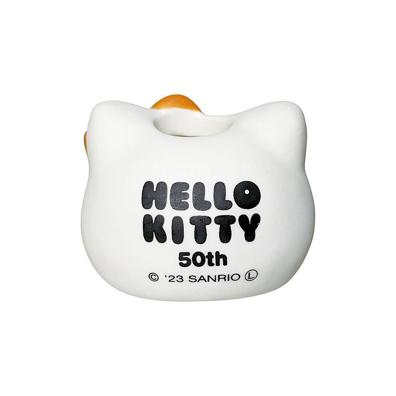 Hello Kitty 50th Anniversary Porcelain Pen Stand Red Sanrio Japan 2024