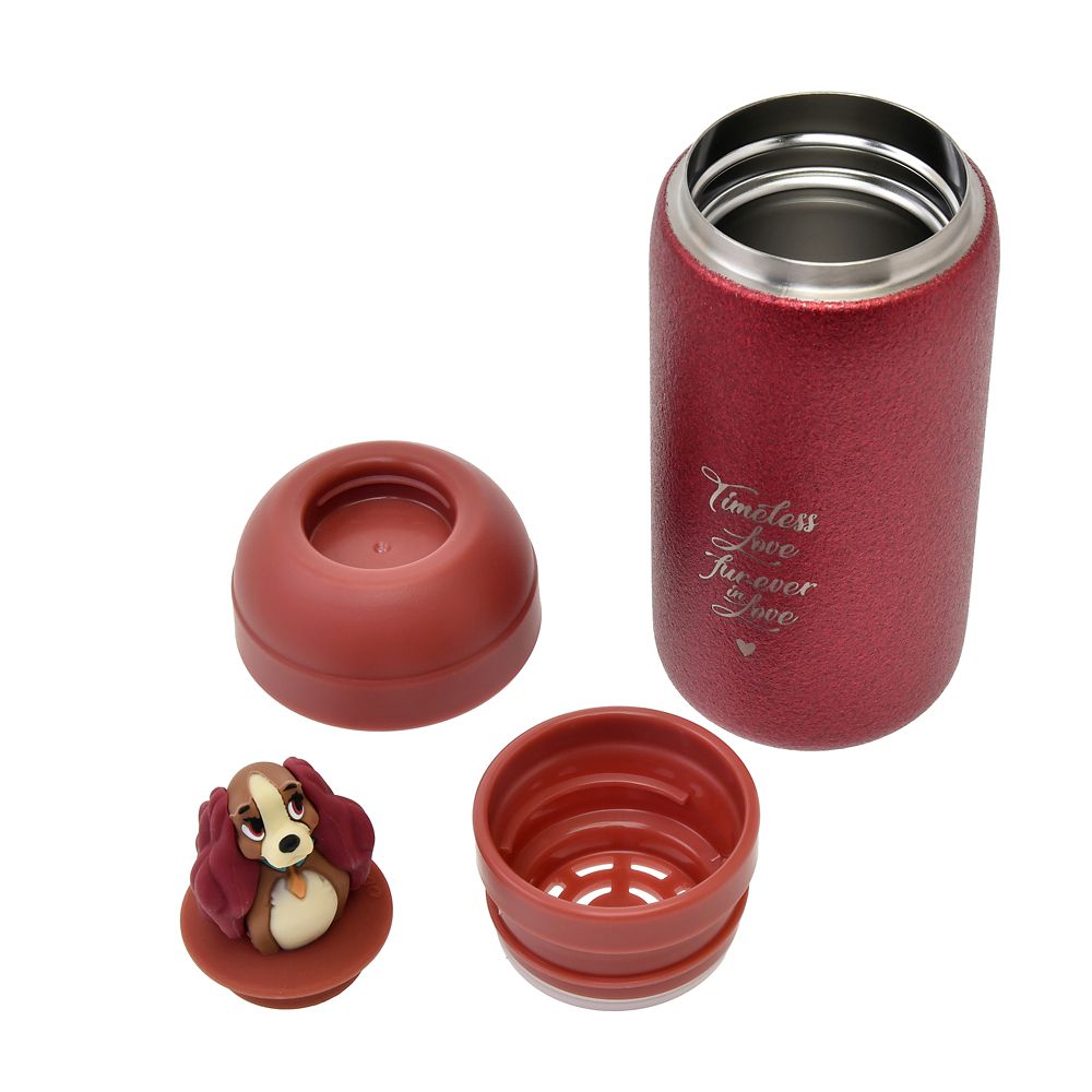 Lady Stainless Bottle Red Disney Store Japan 2025 Tumbler Lady and the Tramp