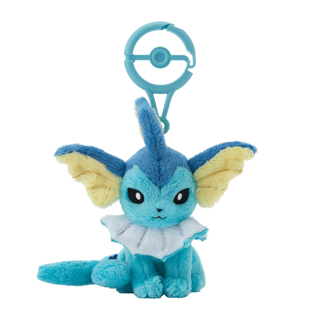 Vaporeon Showers Plush Keychain with Carabiner Pokemon Center Japan 2024