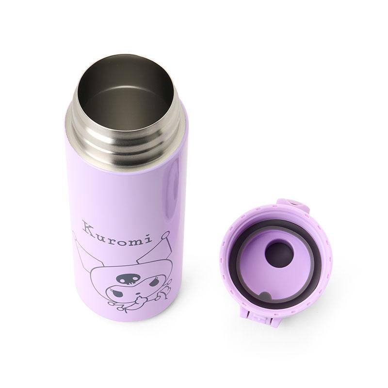 Kuromi Kids Stainless Bottle w/ Cover Strap Sanrio Japan 2024