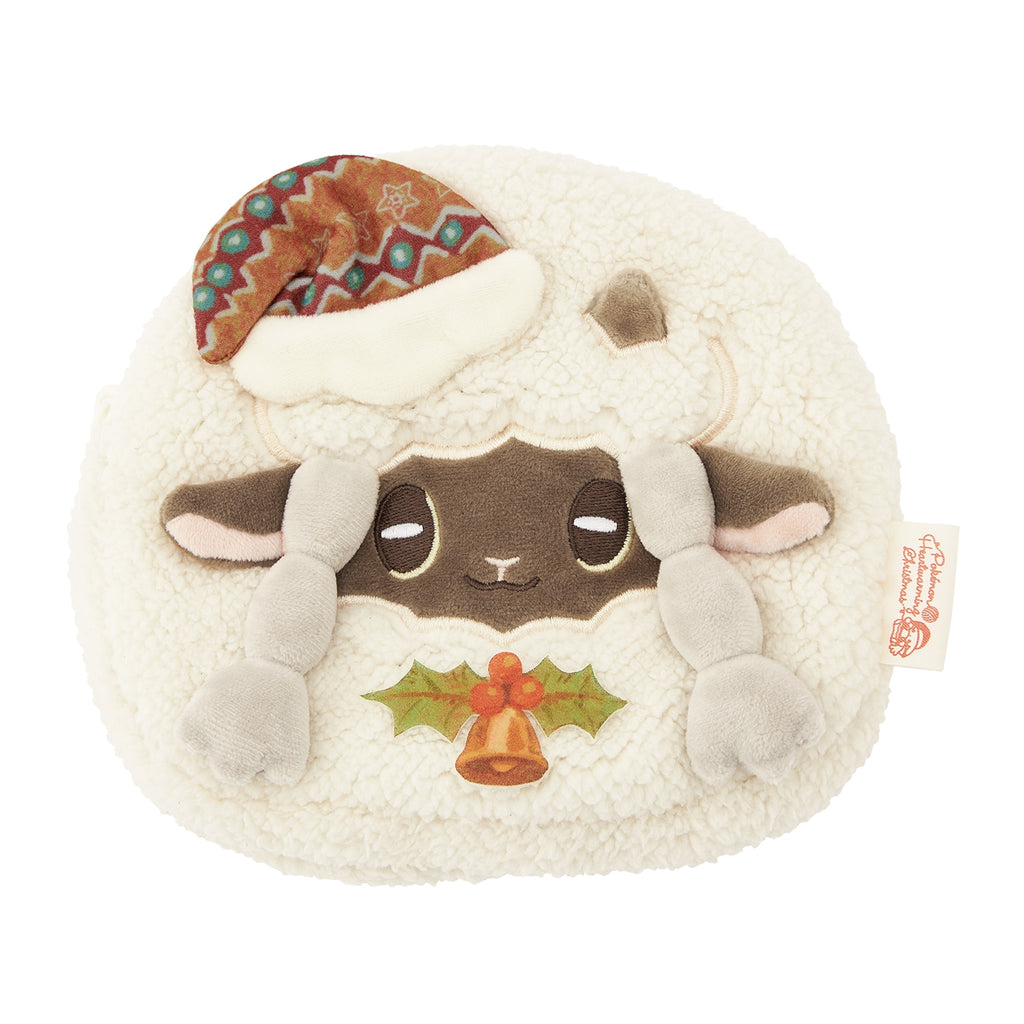 Wooloo Wooluu Mokomoko Fluffy Pouch Heartwarming Christmas Pokemon Center Japan