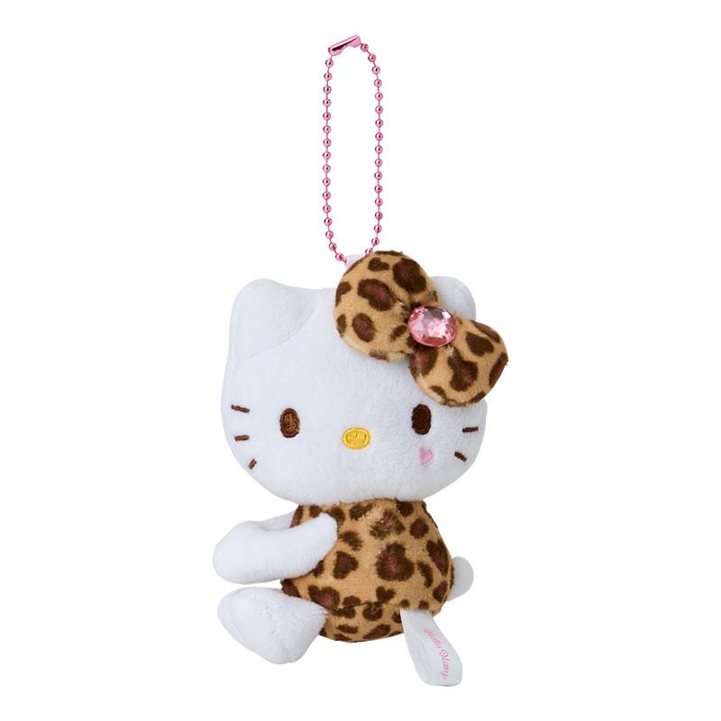 Hello Kitty Hug Plush Keychain Leopard GOGO GAL Collection Sanrio Japan 2024