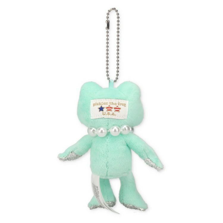 Pickles the Frog Plush Keychain USA JEWEL Green Japan 2024