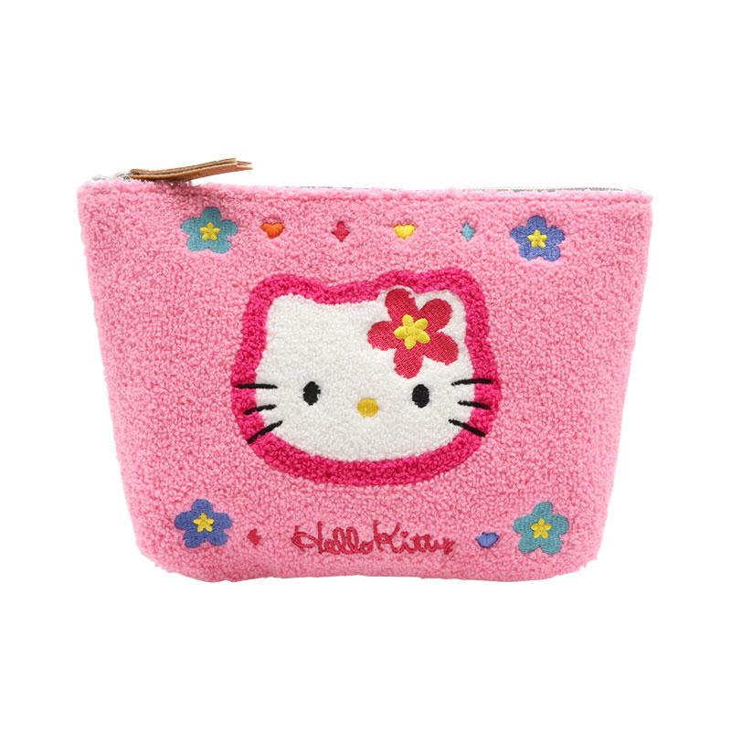 Hello Kitty Pouch Flower Sagara Embroidery Sanrio Japan 2024