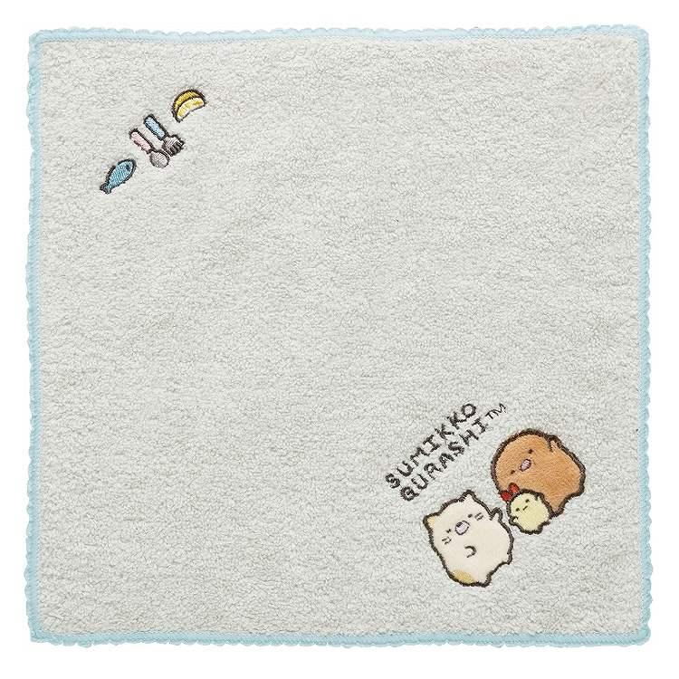 Sumikko Gurashi mini Towel Gray Okiniiri San-X Japan 2025