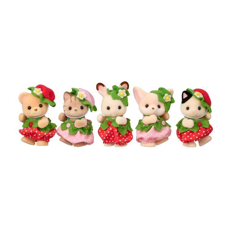 Sylvanian Families Strawberry Baby 5 Doll Set EPOCH Japan Limit 2023