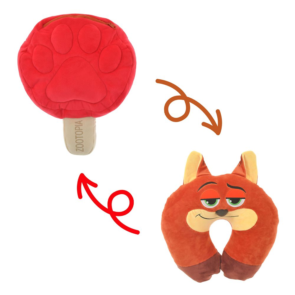 Zootopia Nick Wilde Neck Pillow 2WAY Ice Candy Disney Store Japan 2025