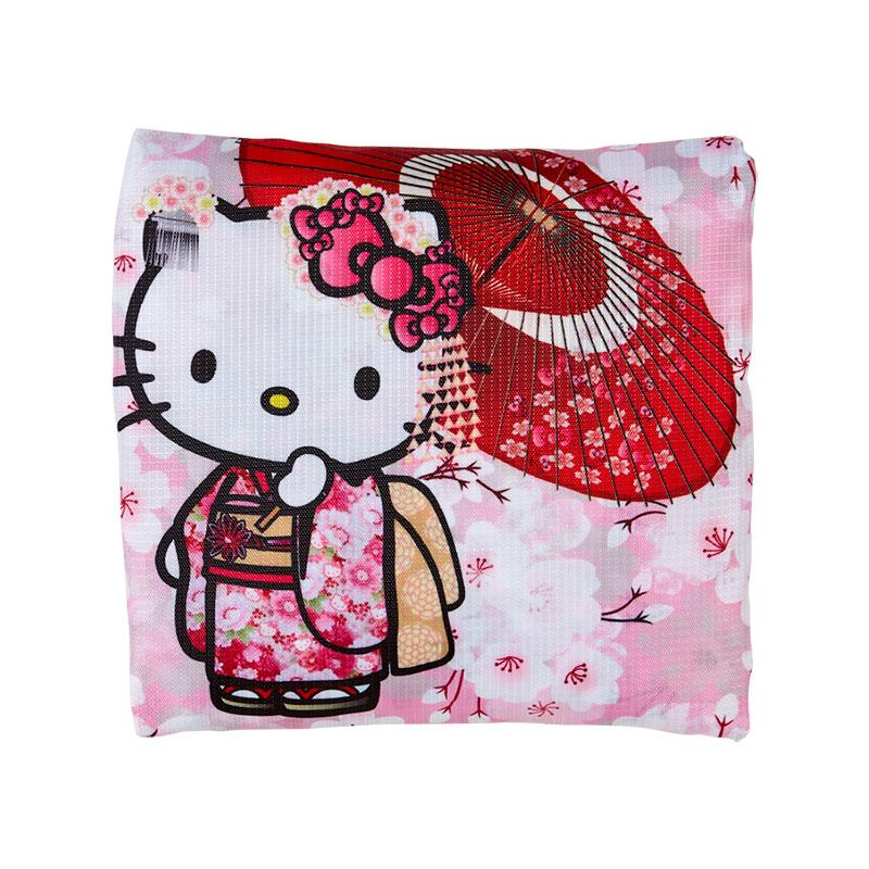 Hello Kitty Foldable Carry-On Bag Pink Sanrio Japan 2024 Sakura Kimono