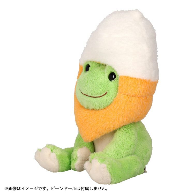 Pickles the Frog Hat Costume for Bean Doll Plush Soft Cream Japan 2024