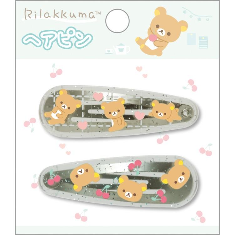 Rilakkuma Hair Clip Glitter San-X Japan 2025