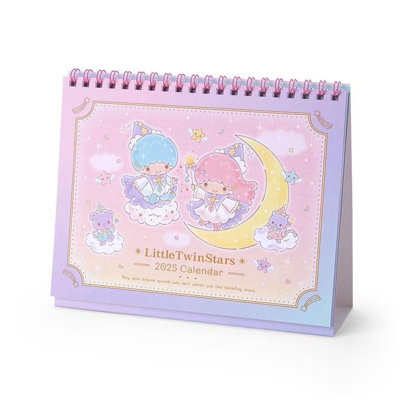 Little Twin Stars Kiki Lala Ring Calendar Desktop 2025 Sanrio Japan