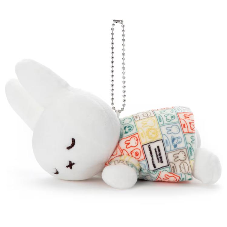 MIFFY & ANIMALS Plush Keychain Suyasuya Sleeping Friend Dick Bruna Japan