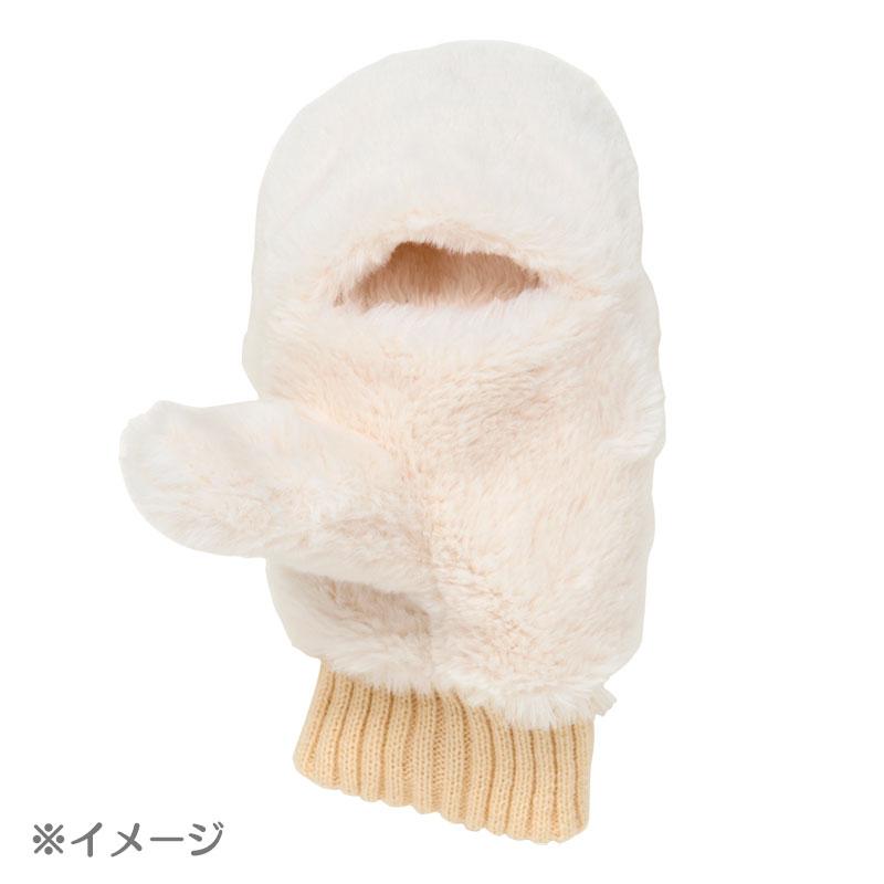 My Melody Faux Fur Mittens with Mascot Sanrio Japan 2025